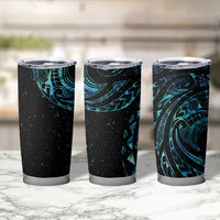 New Zealand Tribal Tattoo Tumbler Cup With Matariki Art LT9 - Polynesian Pride