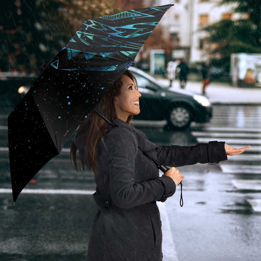 New Zealand Matariki Umbrella Galaxy Maori Tribal Tattoo - Polynesian Pride