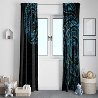New Zealand Tribal Tattoo Window Curtain With Matariki Art LT9 - Polynesian Pride