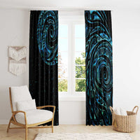 New Zealand Tribal Tattoo Window Curtain With Matariki Art LT9 - Polynesian Pride