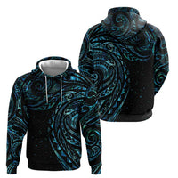 New Zealand Tribal Tattoo Zip Hoodie With Matariki Art LT9 - Polynesian Pride