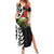 New Zealand Kakapo Christmas Summer Maxi Dress Meri Kirihimete Pohutukawa Flowers