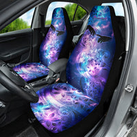 I Love You In Every Universe Personalised Car Seat Cover Polynesian Pattern Galaxy Style LT9 - Polynesian Pride
