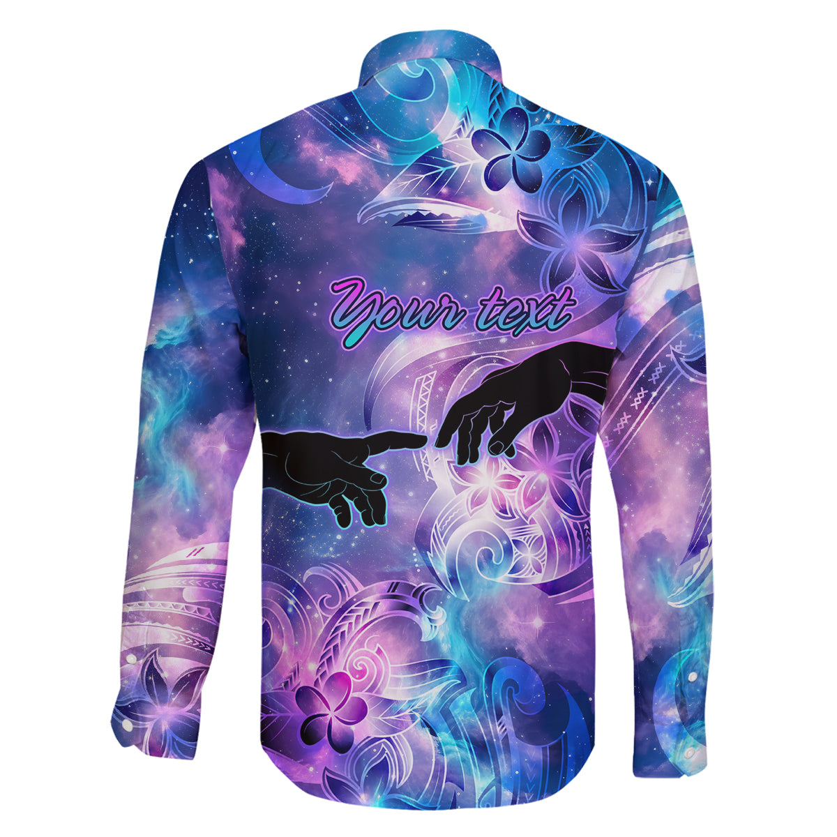 I Love You In Every Universe Personalised Family Matching Mermaid Dress and Hawaiian Shirt Polynesian Pattern Galaxy Style LT9 - Polynesian Pride