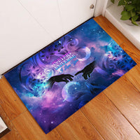 I Love You In Every Universe Personalised Rubber Doormat Polynesian Pattern Galaxy Style LT9 Galaxy - Polynesian Pride