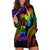 Personalised Its In My DNA Valentine Day Hoodie Dress Fingerprint Heart with Color Pride Flag LT9 - Polynesian Pride