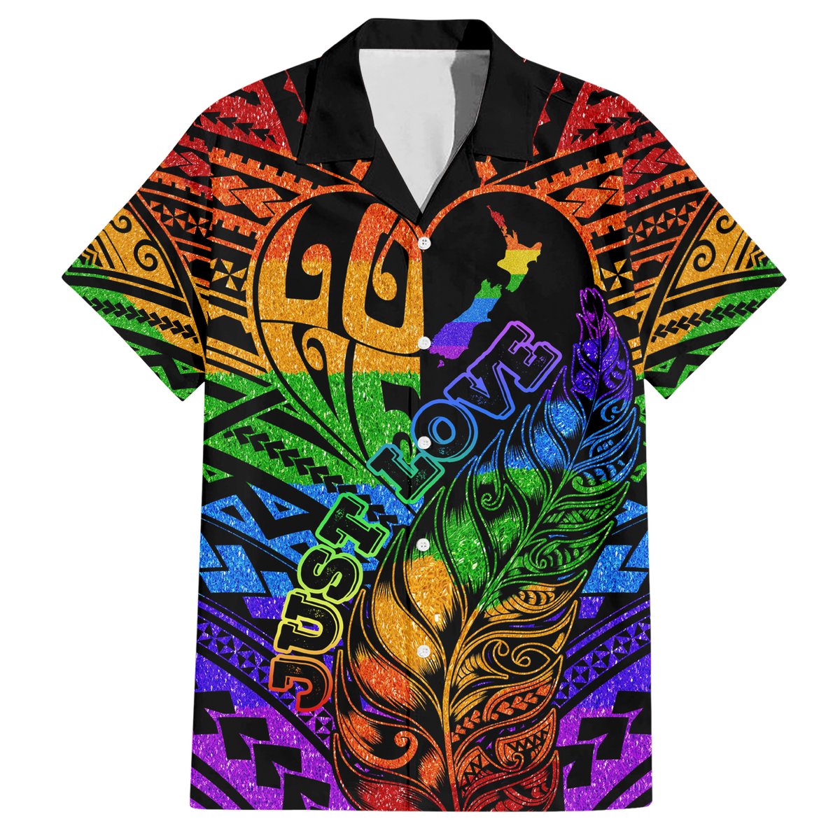 New Zealand LGBT Fern Heart Hawaiian Shirt Dont judge What You Dont Understand LT9 Kid - Polynesian Pride