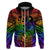 New Zealand LGBT Fern Heart Hoodie Dont judge What You Dont Understand LT9 Zip Hoodie - Polynesian Pride