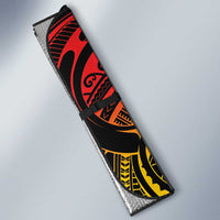 Papua New Guinea Tribal Tattoo Auto Sun Shade 50th Independence Anniversary - Polynesian Pride