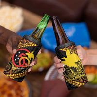 Papua New Guinea Tribal Tattoo 4 in 1 Can Cooler Tumbler 50th Independence Anniversary LT9 - Polynesian Pride