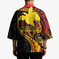Papua New Guinea Tribal Tattoo Kimono 50th Independence Anniversary - Polynesian Pride
