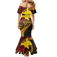 Papua New Guinea Tribal Tattoo Mermaid Dress 50th Independence Anniversary LT9 - Polynesian Pride
