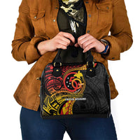 Papua New Guinea Tribal Tattoo Shoulder Handbag 50th Independence Anniversary LT9 - Polynesian Pride