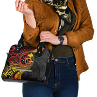Papua New Guinea Tribal Tattoo Shoulder Handbag 50th Independence Anniversary LT9 - Polynesian Pride