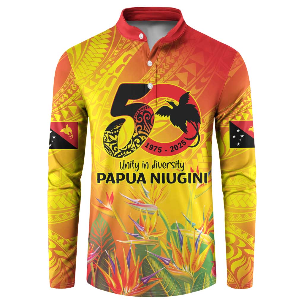 Papua New Guinea Unity in Diversity Button Sweatshirt 50th Indipendens Papua Niugini