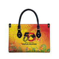 Papua New Guinea Unity in Diversity Leather Bag 50th Indipendens Papua Niugini - Polynesian Pride