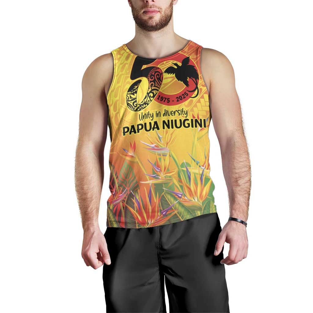 Papua New Guinea Unity in Diversity Men Tank Top 50th Indipendens Papua Niugini
