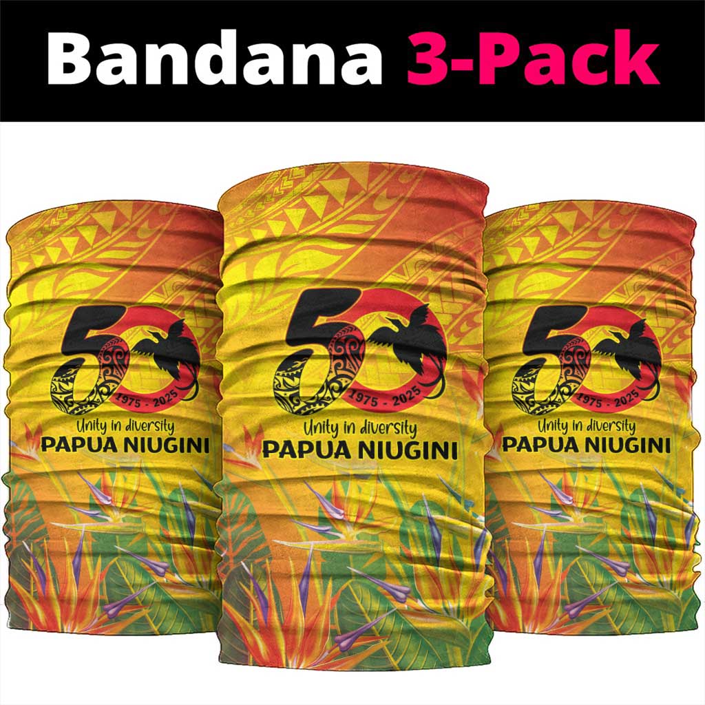 Papua New Guinea Unity in Diversity Neck Gaiter 50th Indipendens Papua Niugini - Polynesian Pride