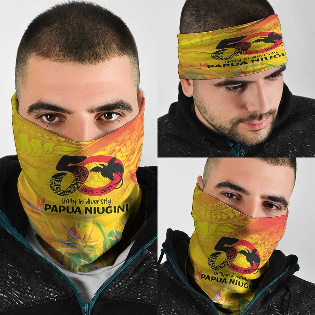 Papua New Guinea Unity in Diversity Neck Gaiter 50th Indipendens Papua Niugini - Polynesian Pride