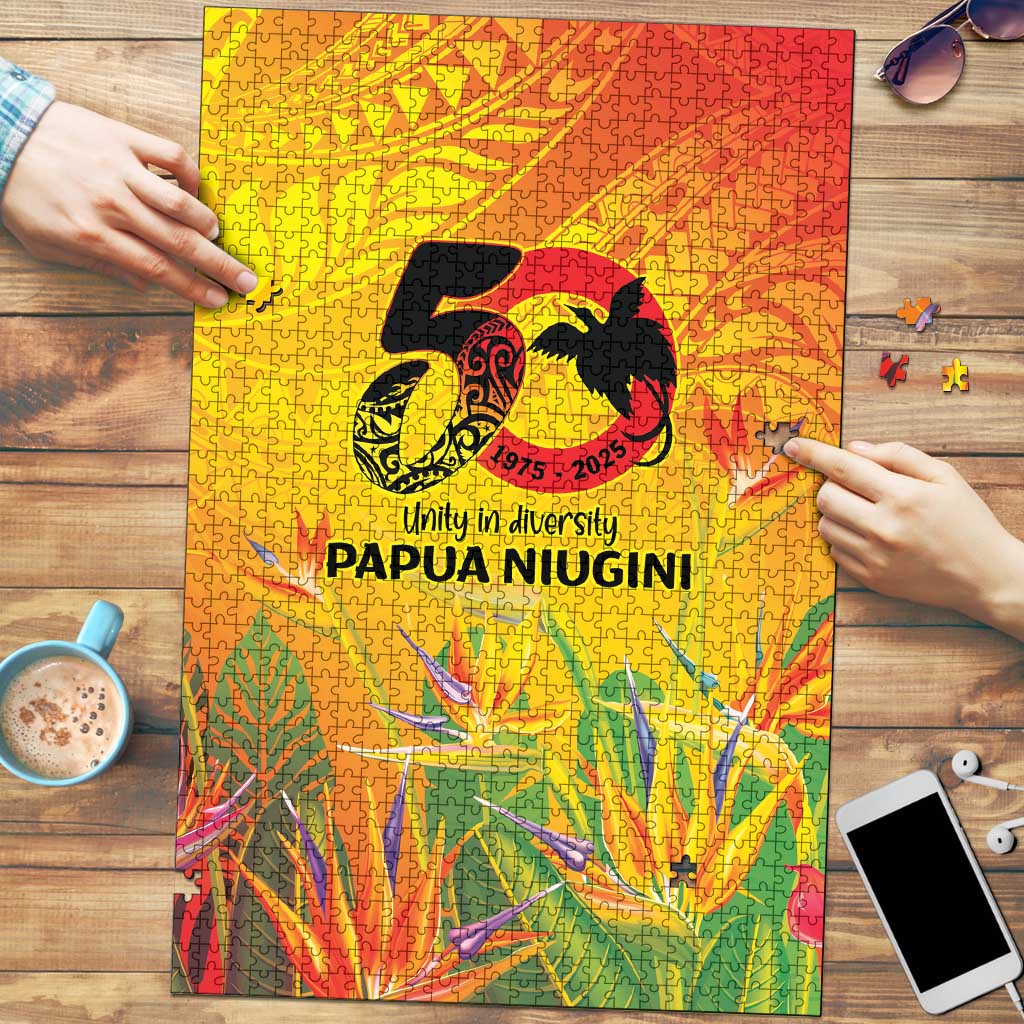 Papua New Guinea Unity in Diversity Puzzle 50th Indipendens Papua Niugini - Polynesian Pride