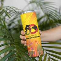 Papua New Guinea Unity in Diversity Skinny Tumbler 50th Indipendens Papua Niugini LT9 - Polynesian Pride