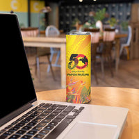 Papua New Guinea Unity in Diversity Skinny Tumbler 50th Indipendens Papua Niugini LT9 - Polynesian Pride