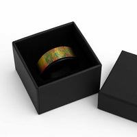 Papua New Guinea Unity in Diversity Spinner Ring 50th Indipendens Papua Niugini - Polynesian Pride