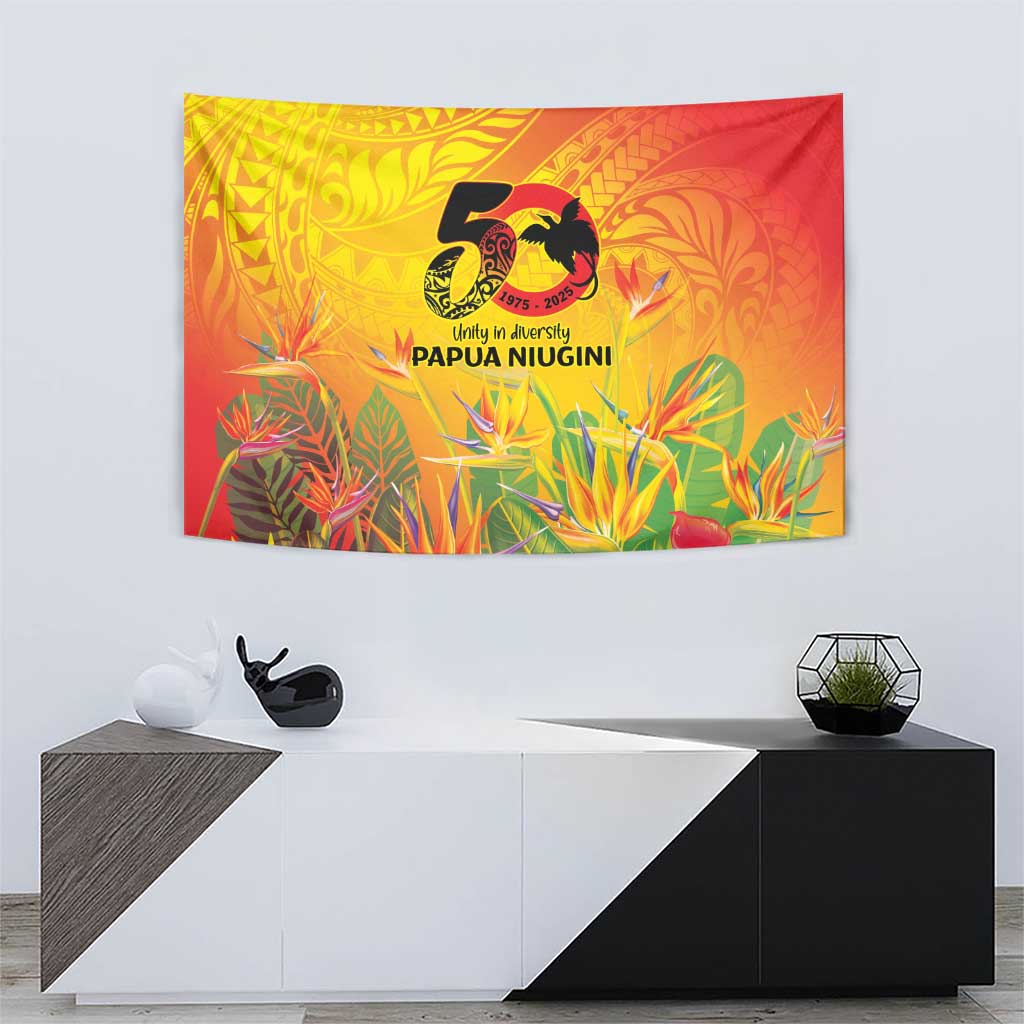 Papua New Guinea Unity in Diversity Tapestry 50th Indipendens Papua Niugini