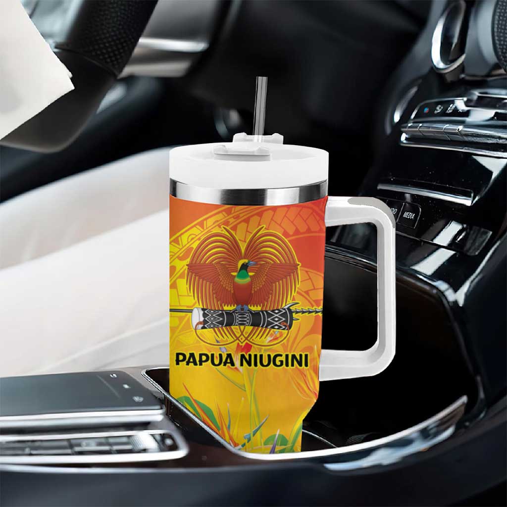 Papua New Guinea Unity in Diversity Tumbler With Handle 50th Indipendens Papua Niugini LT9 - Polynesian Pride
