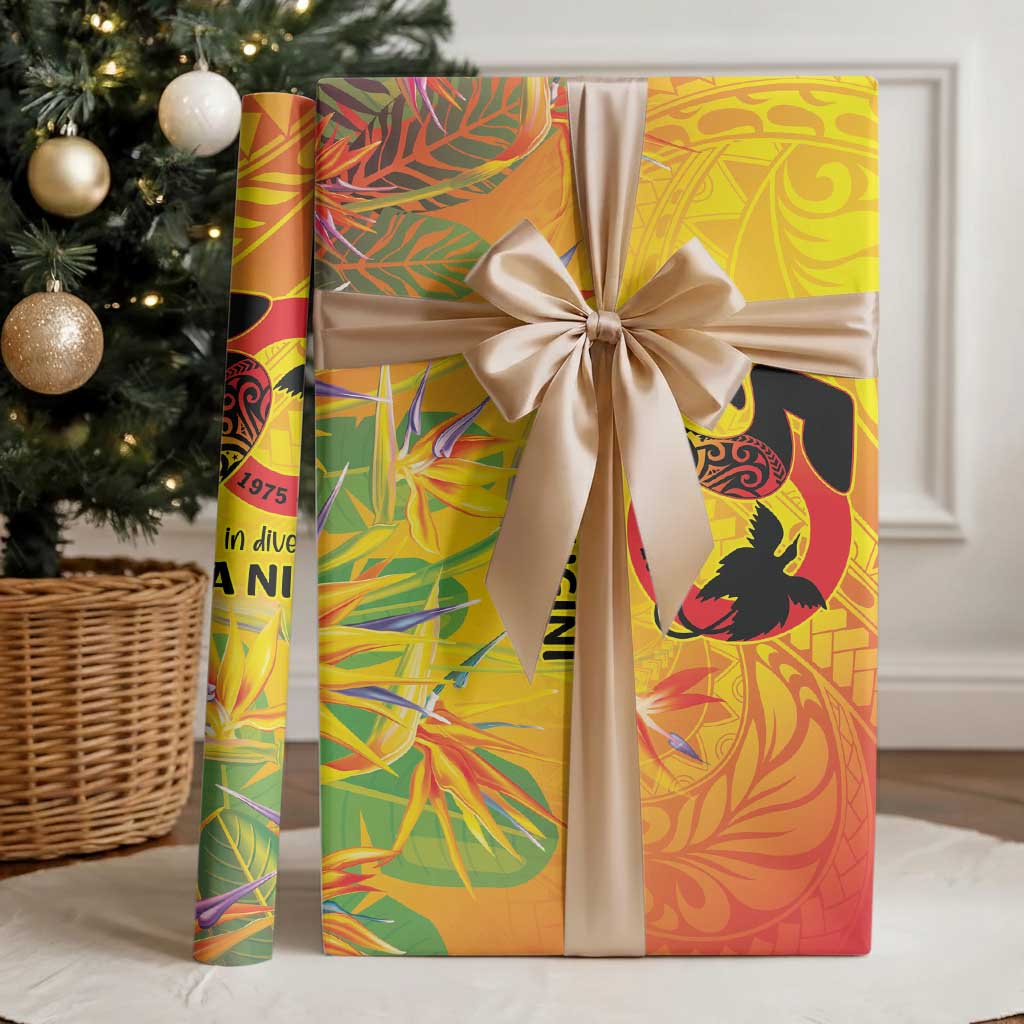 Papua New Guinea Unity in Diversity Wrapping Paper 50th Indipendens Papua Niugini LT9 - Polynesian Pride