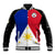 Philippines Concept Home Football Baseball Jacket Pilipinas Flag Black Style 2023 LT9 Unisex Black - Polynesian Pride