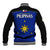 Philippines Concept Home Football Baseball Jacket Pilipinas Flag Black Style 2023 LT9 - Polynesian Pride