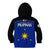 Philippines Concept Home Football Kid Hoodie Pilipinas Flag Black Style 2023 LT9 - Polynesian Pride