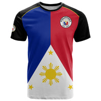 Philippines Concept Home Football T Shirt Pilipinas Flag Black Style 2023 LT9 Black - Polynesian Pride
