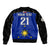 (Custom Text And Number) Philippines Concept Home Football Bomber Jacket Pilipinas Flag Black Style 2023 LT9 - Polynesian Pride