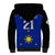 (Custom Text And Number) Philippines Concept Home Football Sherpa Hoodie Pilipinas Flag Black Style 2023 LT9 - Polynesian Pride