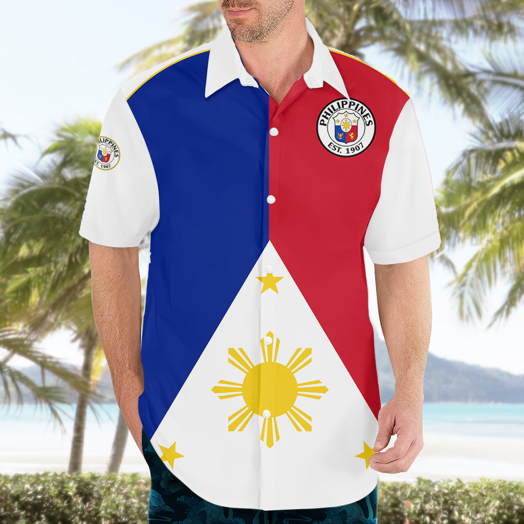 Philippines Concept Home Football Hawaiian Shirt Pilipinas Flag White Style 2023 LT9 - Polynesian Pride