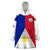 (Custom Text And Number) Philippines Concept Home Football Wearable Blanket Hoodie Pilipinas Flag White Style 2023 LT9 One Size White - Polynesian Pride