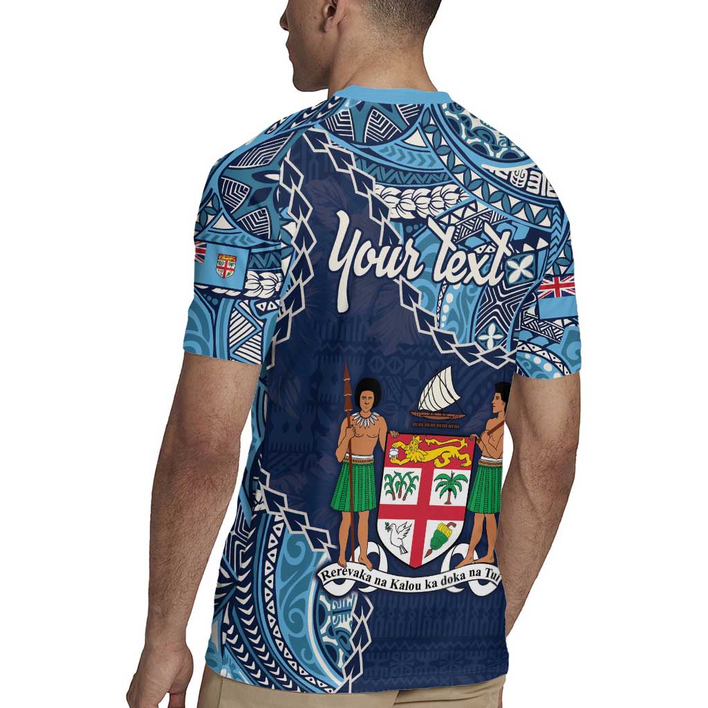 Personalised Fiji 54th Anniversary Rugby Jersey Siga Ni Bula Galala Marautaki O Viti LT9