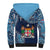 Personalised Fiji 54th Anniversary Sherpa Hoodie Siga Ni Bula Galala Marautaki O Viti LT9