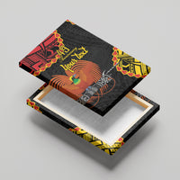 Personalised Papua New Guinea 49th Anniversary Canvas Wall Art Hapi De bilong Indipendens Papua Niugini