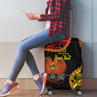 Personalised Papua New Guinea 49th Anniversary Luggage Cover Hapi De bilong Indipendens Papua Niugini