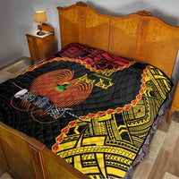 Personalised Papua New Guinea 49th Anniversary Quilt Hapi De bilong Indipendens Papua Niugini