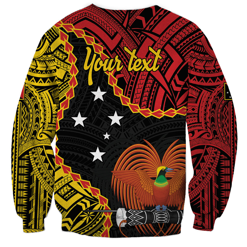 Personalised Papua New Guinea 49th Anniversary Sweatshirt Hapi De bilong Indipendens Papua Niugini