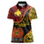 Personalised Papua New Guinea 49th Anniversary Women Polo Shirt Hapi De bilong Indipendens Papua Niugini