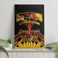 Personalised Papua New Guinea 49th Anniversary Canvas Wall Art Bird of Paradise Unity In Diversity