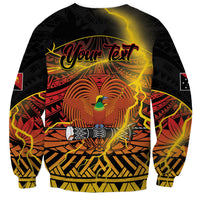 Personalised Papua New Guinea 49th Anniversary Sweatshirt Bird of Paradise Unity In Diversity