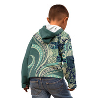 Hawaiian Hibiscus Tribal Vintage Motif Kid Hoodie Ver 1