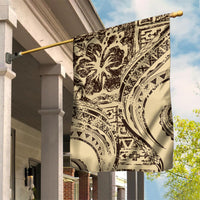 Hawaiian Hibiscus Tribal Vintage Motif Garden Flag Ver 3