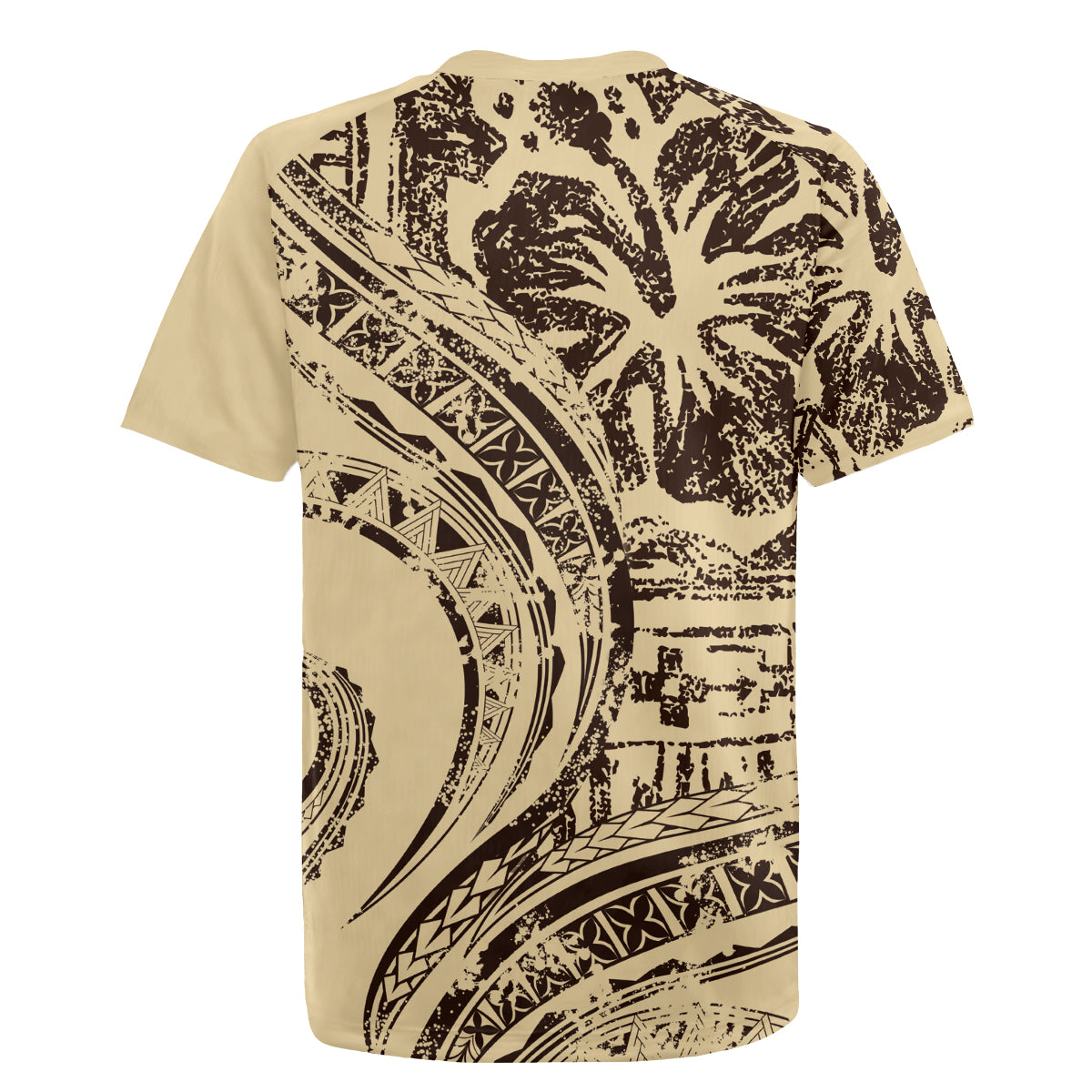 Hawaiian Hibiscus Tribal Vintage Motif Rugby Jersey Ver 3